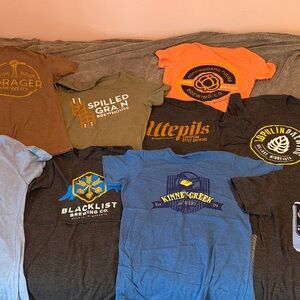 Minnesota Breweries lot of 9 tshirts size small soft fabric